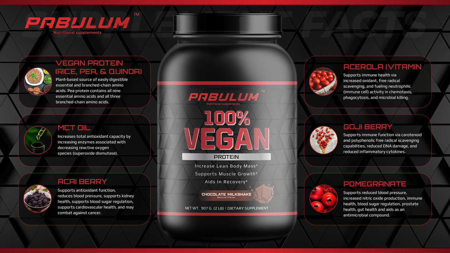 2lb Vegan Protein Chocolate – 28 servings